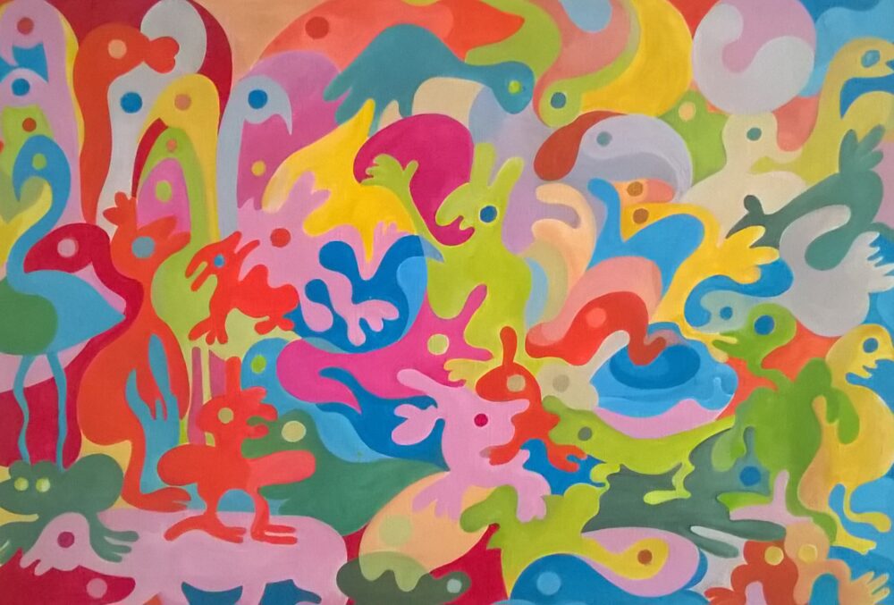 ouder werk kleur beestjes Kitty de Man Kitty de Man - ouder werk