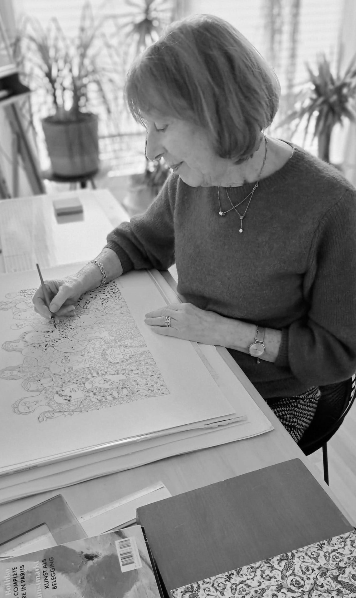 zw staand Kitty de Man