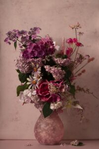 "Roze bloemenpracht"- Foto op Dibond - 20 x 30 cm - Mirjam Poldermans