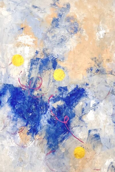 "Houvast"- acryl op canvas - 80x120 cm - Jeannette Beelen