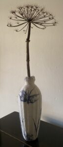 "Vaas" - merinowol om glas - 29x37 cm - Elsie Le Coq