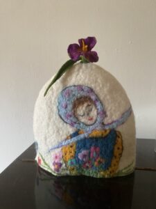 "Theemutsje"- merinowol - 27 cm - Elsie Le Coq