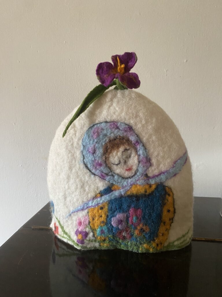 "Theemutsje"- merinowol - 27 cm - Elsie Le Coq