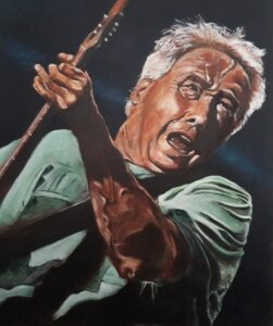 "George Kooijmans"- acryl op doek - 50x60 cm - Jos van de Brug