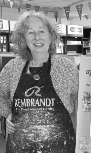 Liesbeth Overdijk portret zw Liesbeth Overdijk portret zw