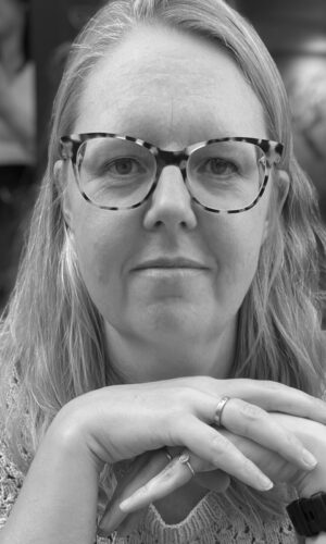 Selma van Diepen portret zw
